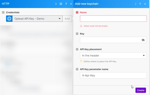 api key