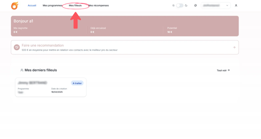 ESPACE AMBASSADEUR - INVITER FILLEUL