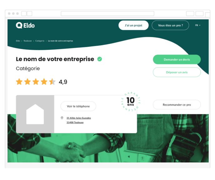 profil entreprise eldo.com